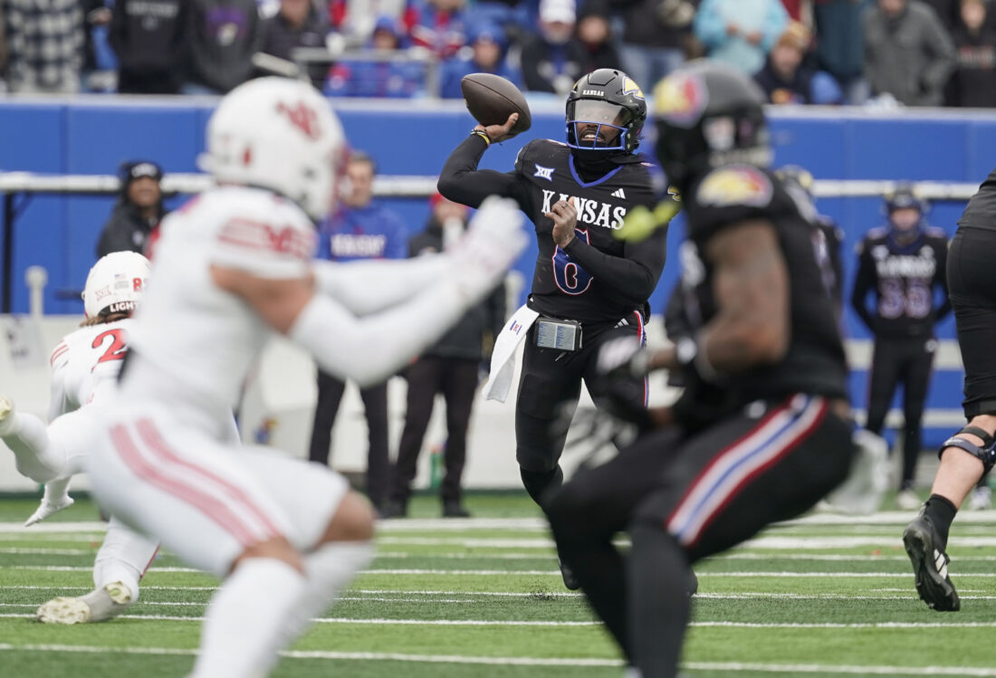 Quick recap: Red-zone interceptions doom Kansas in 31-21 loss to Utah in regular season finale